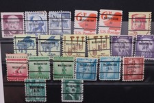 Washington DC Bureau Precancel Stamps Lot 20 Used