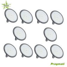 10Pcs UFO Led High Bay Light Factory Warehouse Commercial Shop Lights Plug 150W