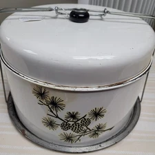 1950's Metal Cake Carrier