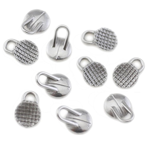 Dental Orthodontic Traction Hook Caplin Hooks Round Base Lingual Ring