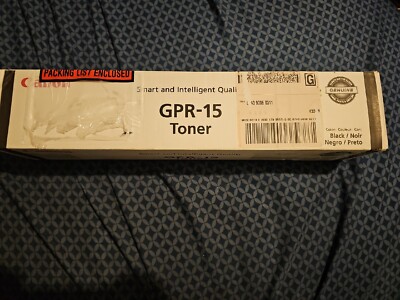 Canon GPR-15 Black Toner - Clean Factory Sealed Box