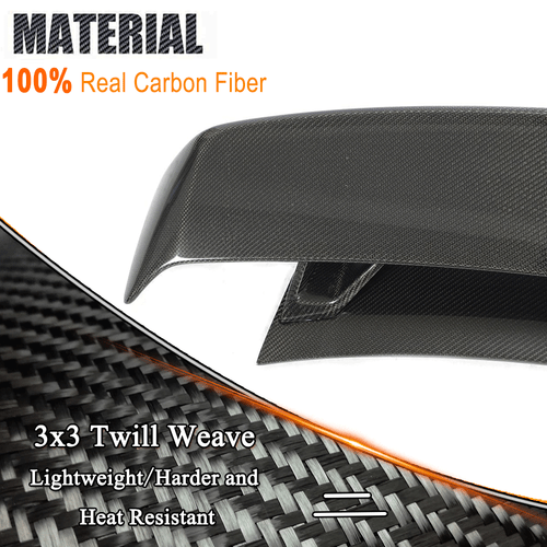Heckspoiler Spoiler Carbon für Audi MK2 TT 8J TTS 08-14 Heckflügel Dachspoiler - Bild 10 von 13
