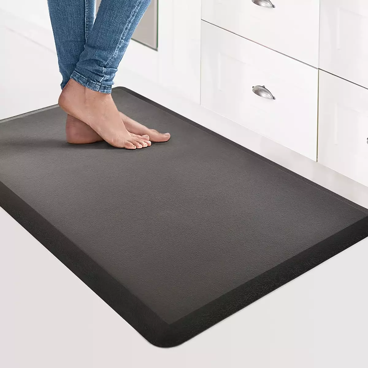 Anti Fatigue Mat Cushioned Kitchen Non Slip Foam Comfort For Standing Desk  1/2