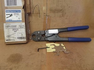 BOW Soft-Touch PEX Outils Superpex Crimping Tool 560748 3//4/" X 15/" L Blue Handle