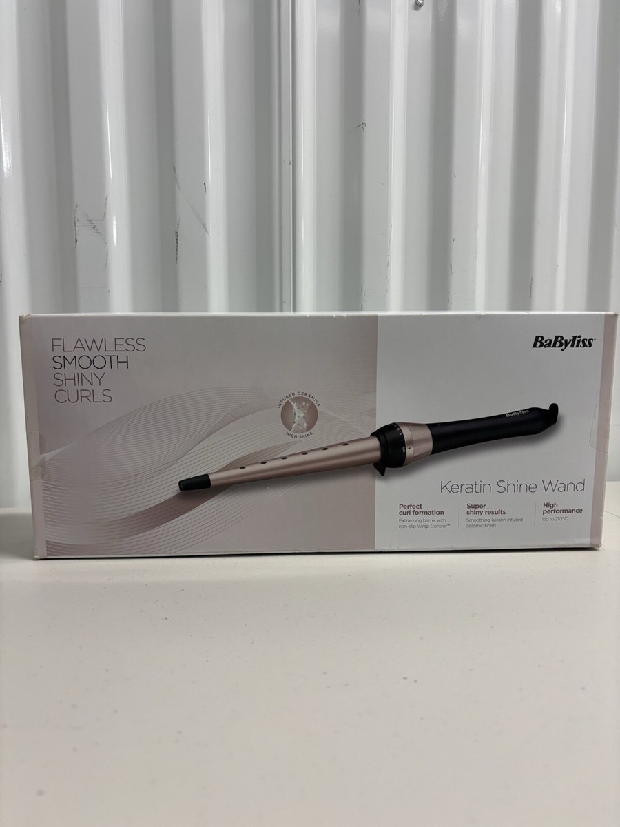 BaByliss 2521KSU Keratin Shine Curling Wand Pink