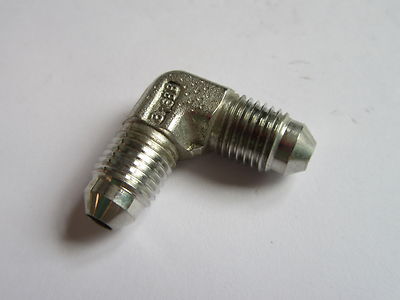 Hydraulik 90° Überwurfbogen 7/16-20 Hydraulikverschraubung Rohr Außendurchmesser 6mm 4ETXSS #23A228