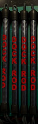NEW - DOCK RODS Fishing Boat Protection Heavy Duty Docking Equipment, Set of 2