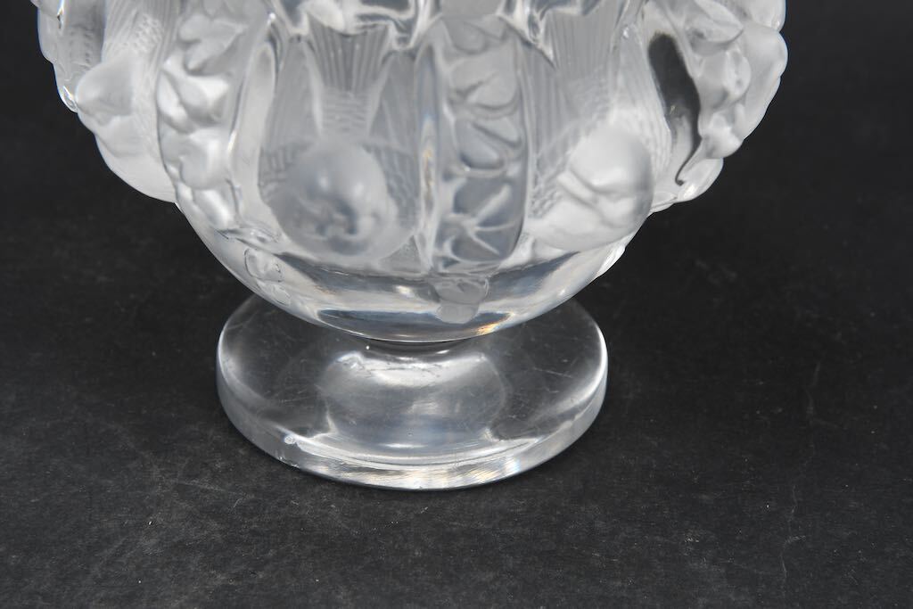 J97K25 Lalique Dampierre Glas Vase eBay