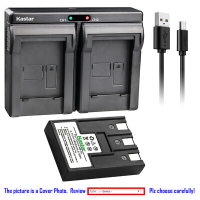 Kastar Battery Dual Charger for Canon NB-3L CB-2LU & Canon PowerShot SD20 Camera