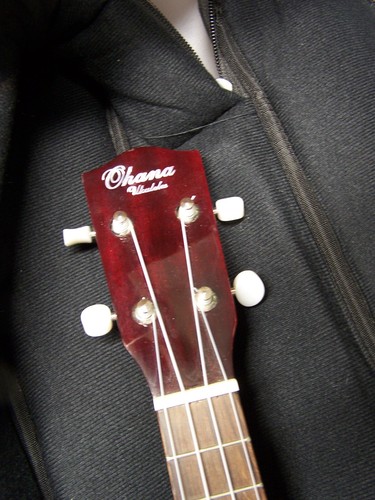 Ohana Model SK-15mr Soprano Size Mohogany Wood Ukulele - With Gig Bag EXUC - Picture 13 of 18
