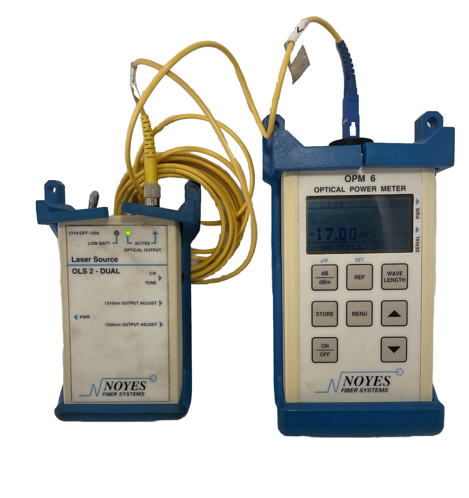 NOYES AFL OPM6 OLS2 Duel 1310nm 1550 SM OLTs Fiber Optic Test Power