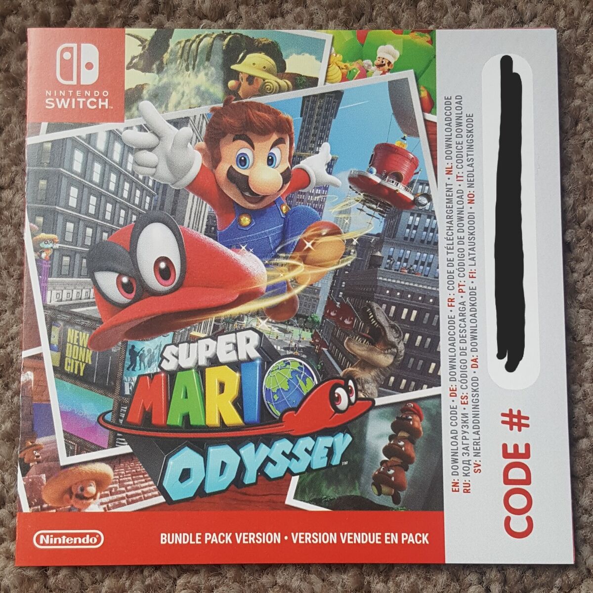 Super Mario Odyssey  Nintendo Switch Digital Download