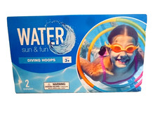 Water Sun Fun DIVING HOOPS Set of 2 NEW in Sealed Box 2019 Age 3