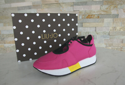 Liu Jo Size 36 Sneakers Slipper Shoes May Fuchsia Pink New Former RRP 159 