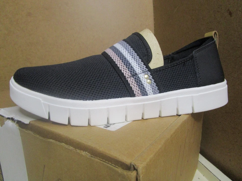 Ruka Mujer Gris Haze Mocasín Sin Cordones Informales Zapatos para Caminar Talla US 8.5 W Foto 2 de 4