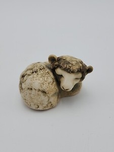 Vintage Ceramic Sheep Courtmacsherry Ceramics Handmade in Ireland Farmhouse