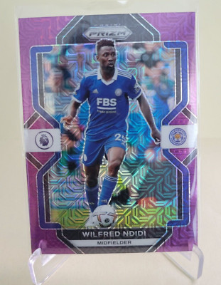 2022-23 PANINI PRIZM PREMIER LEAGUE WILFRED NDIDI PURPLE MOJO #93 Ser #12/20