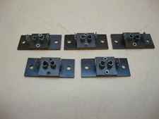 Terminal Strip 2 Lug Phenolic Polarized Plug Receptacle NOS (M123) (Qty 5)