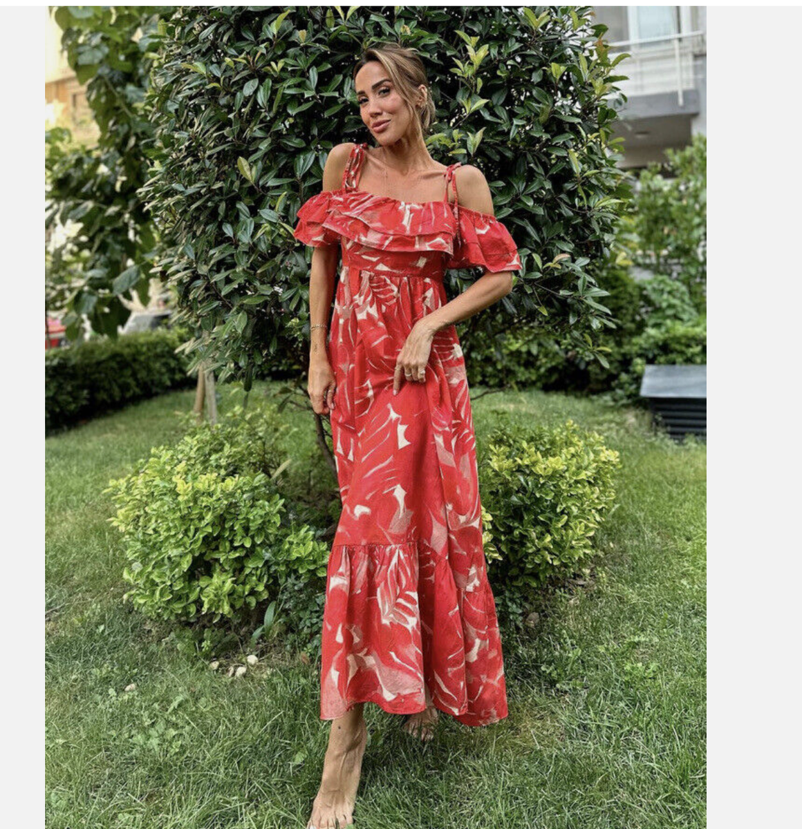 off shoulder shimmer dress Mew Mews Tavorian Off Shoulder Sequin Split Maxi Dress