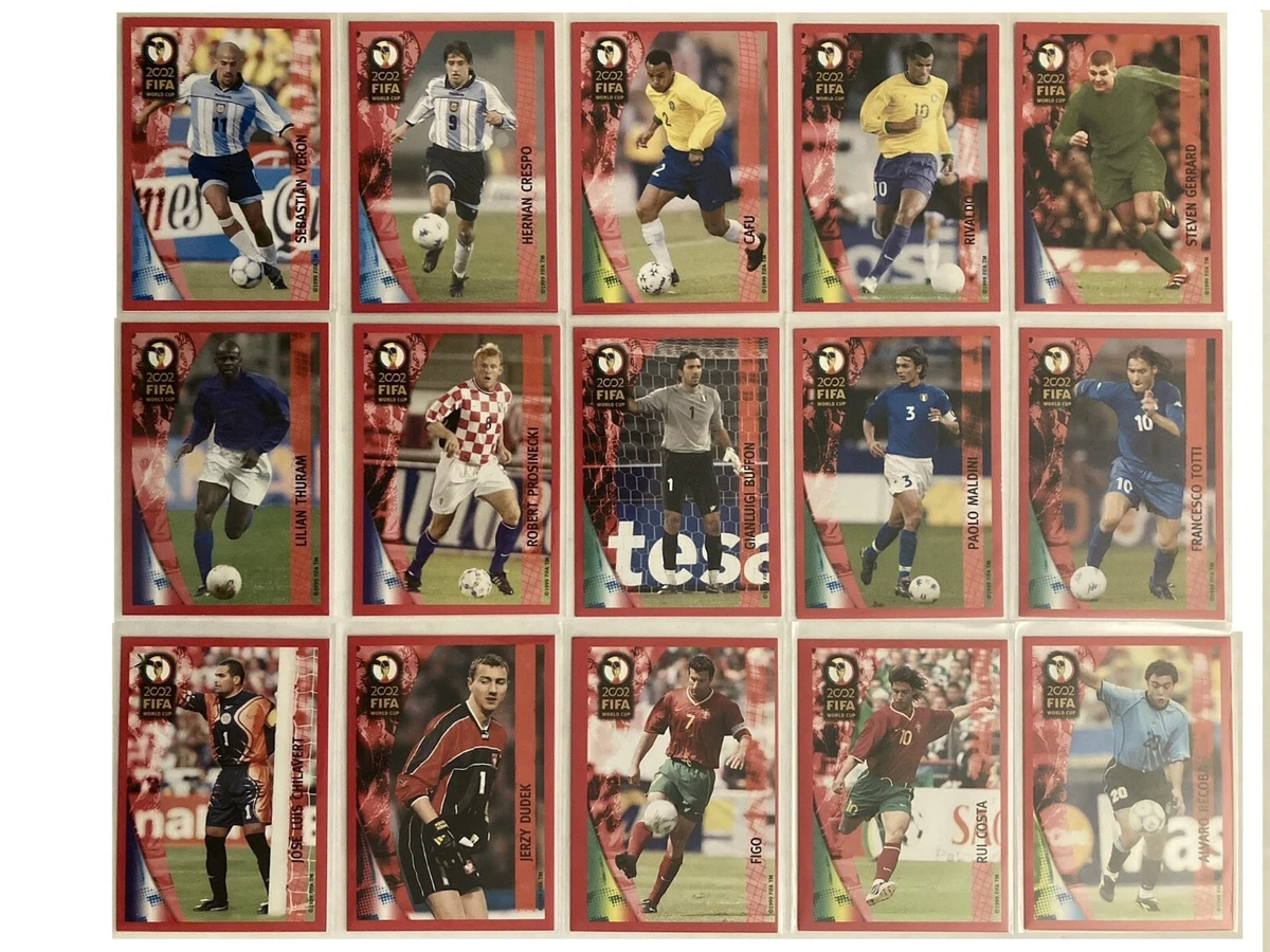 FIFA World Cup Soccer 2002 Season Sports Trading Cards