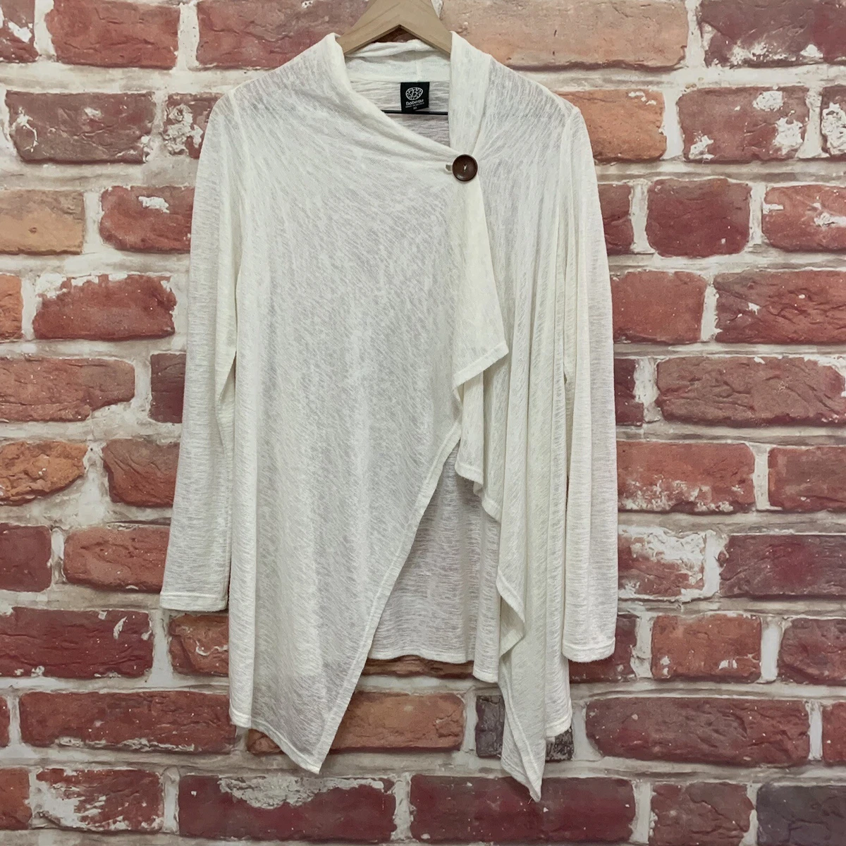 Bobeau white cardigan clearance