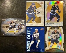 Mark Scheifele 5 Card Lot 2020-21 UD Engrained, OPC, Allure, Ice Winnipeg Jets