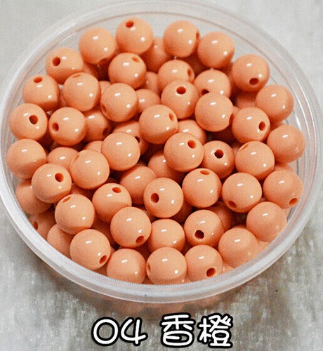 6---18mm round color acrylic beads - Picture 20 of 34