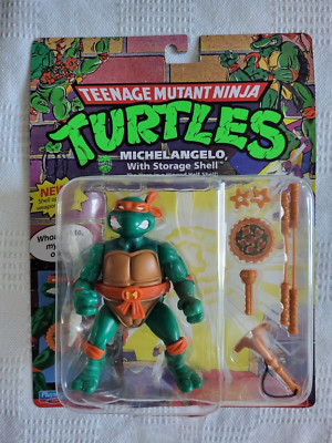 Teenage Mutant Ninja Turtles Classic Retro Michelangelo Figure w ...