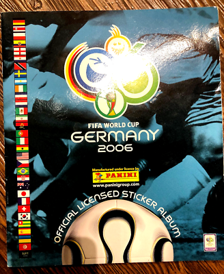 Authentic PANINI Complete Printed Album FIFA WORLD CUP 2006