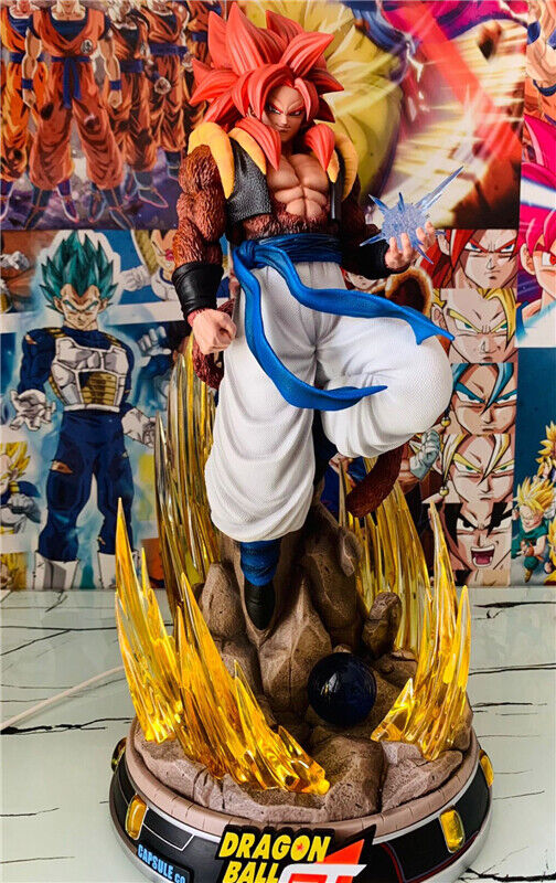 SSJ4 Gogeta Resin Print 17 Inch Statue Kit Unassembled & 