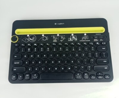 Logitech K480 Multi-Device Wireless Keyboard.  Bluetooth Missing Battery Cover