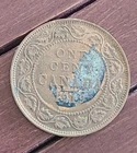 1919 Canada 1 Large Cent Coin