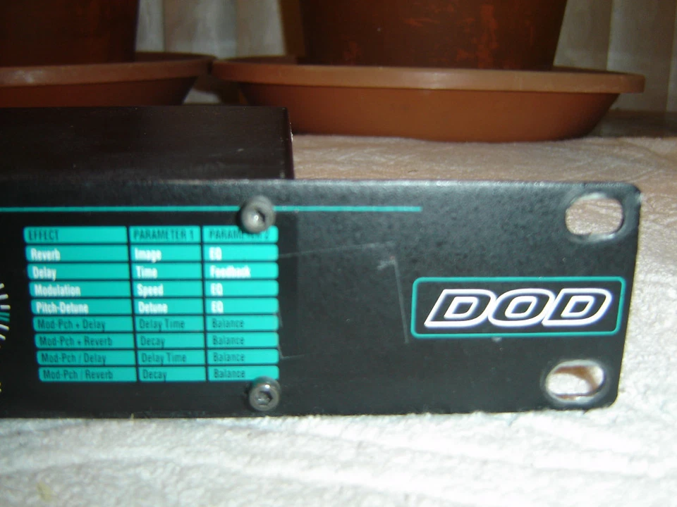 DOD 512, Stereo Reverb Effects Processor, Vintage Rack - Image 2 of 4