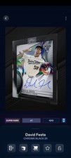 Topps Bunt Black 25 David Festa Encased Refractor Signature Super Rare DIGITAL