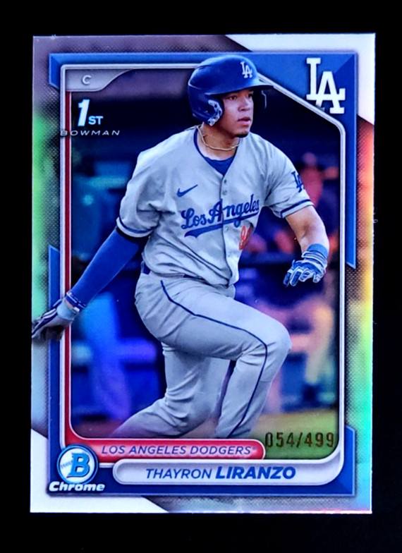 2024 Bowman Chrome - Prospects Thayron Liranzo #BCP-182 Refractor /499 (RC)