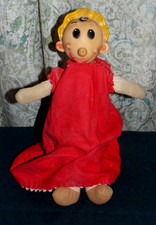 RARE 1950s Popeye "Sweet Pea" Doll Rubber Head/Cloth Body/All Original/13" Tall