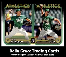 2024 Topps Update Osvaldo Bido / Tyler Ferguson RCOM #US69 Oakland Athletics