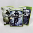 Call of Duty 3 Game Bundle - World at War Modern Warfare Xbox 360 Complete CIB