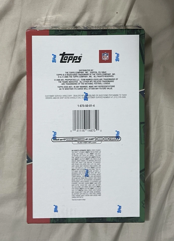 2004 Topps All-Time Fan Favorites Football Sealed Hobby Box 2 Autographed Cards - Image 2 of 2