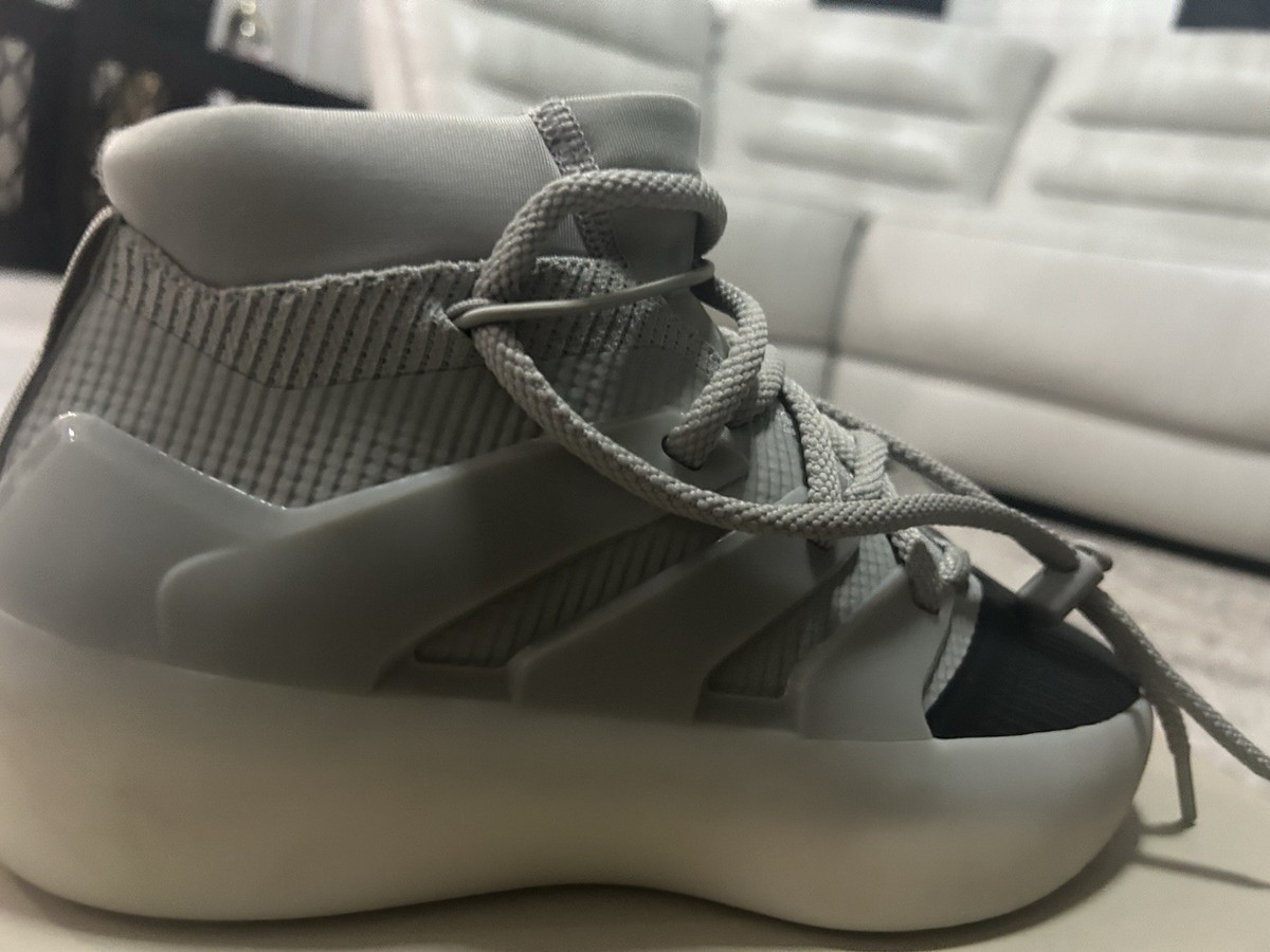 adidas Fear of God High Top Basketball Sneakers Gray Black  display picture 2