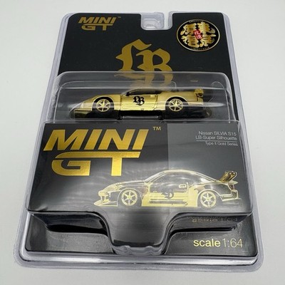 MINI GT LIBERTY WALK Silvia S15 GOLD SERIES 1/64 Harajuku Limited