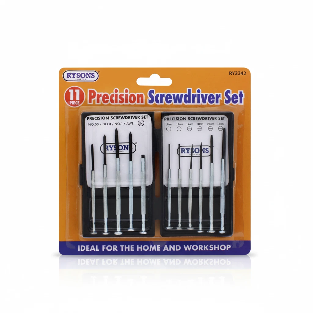 11pc Precision Screwdriver Set Phillips Flat Repair Kit Phone Watch UK