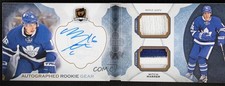 2016 Upper Deck The Cup Rookie Gear Booklets 1/24 Mitch Marner #ARG-MM Auto x8p