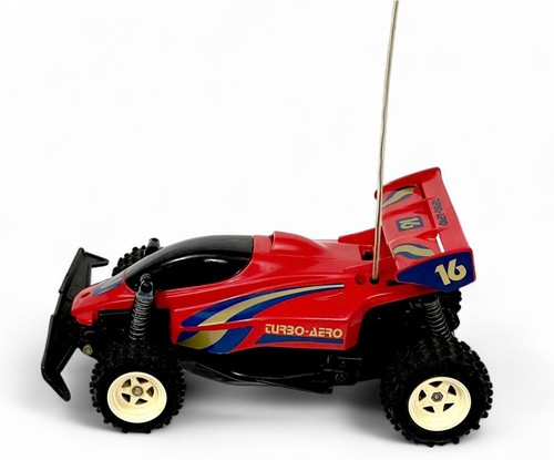 🔥 Vintage Nikko RC Car Buggy Turbo-Aero Remote Control #16 Red 1985 -86 Tested! - Picture 5 of 10