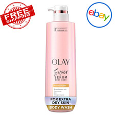 New Olay Super Serum Body Wash for Extra Dry Skin, 18.5 fl oz Free Delivery
