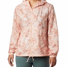 COLUMBIA Women’s XS Pink Camo Printed Windbreaker