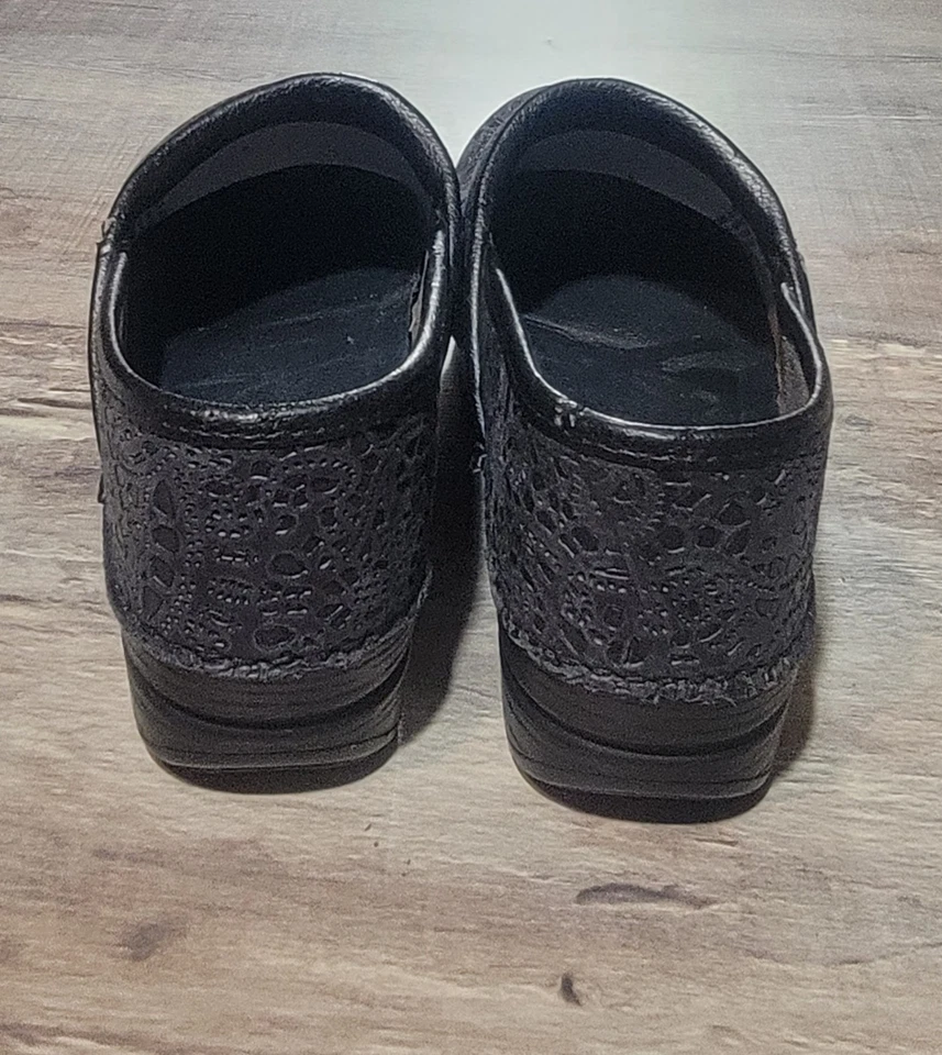 Zuecos de cuero negros Dansko Pro XP para mujer talla 39 antideslizantes Foto 4 de 4