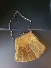 Bijoux Terner Gold Beaded Evening Purse Vintage