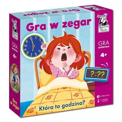 Tik Tak. Zegar. Gra edukacyjna - Kapitan Nauka - gry