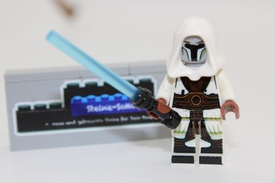 1x Star Wars Figur - Jedi Knight Revan - white Revan - MOC Custom Druck